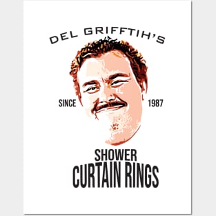 Del Griffith's Shower Curtain Rings - Since 1987 Posters and Art